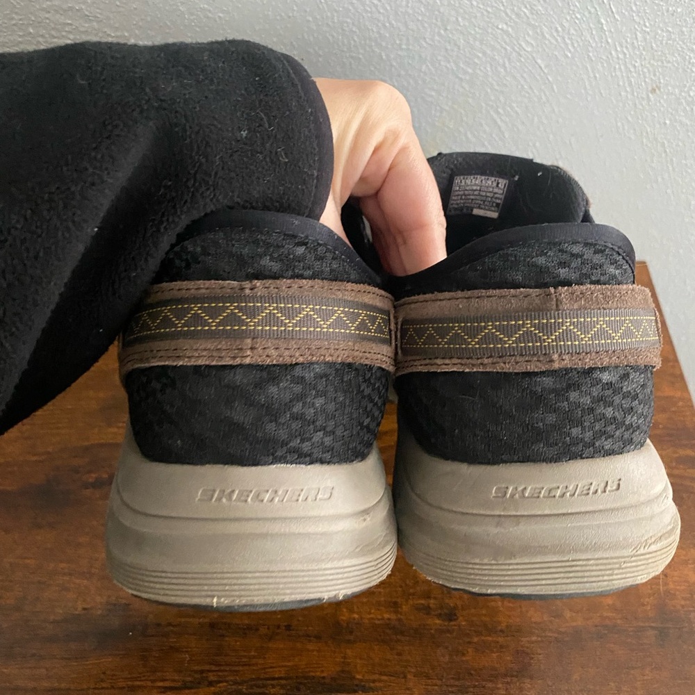 Skechers Slip Ins Sneakers Mens Size 11.5 Brown Relaxed Fit - Picture 4 of 7